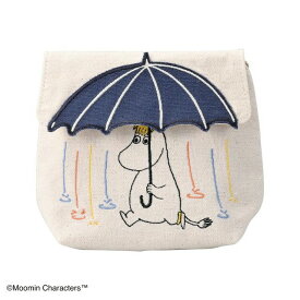 ポーチ ムーミン 雨と傘