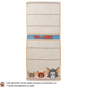 フェイスタオル トムとジェリー フェイスアップリケ