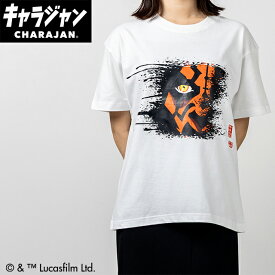 【キャラジャン】STAR WARS スター・ウォーズ スター・ウォーズ「ダース・モール/フェイス」 Tシャツ(M)