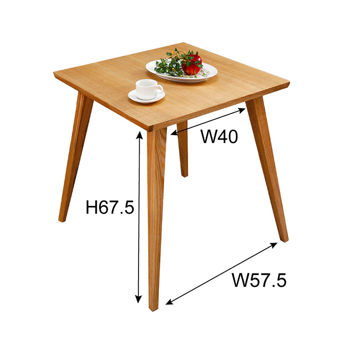 【楽天市場】Bambiバンビ ダイニングテーブル単品 木製テーブル