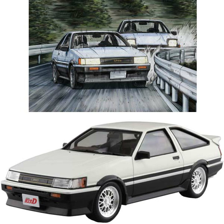 楽天市場 1 24 頭文字 イニシャル D No 13 秋山 渉 Ae86 レビン アオシマ ｍａｒｕｓｏｕ