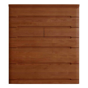 チェスト タンス 幅120 6段 奥行44 アルダー ナチュラル ニレ ブラウン 無垢 木製 完成品 桐 箪笥 洋服 たんす 北欧 衣類収納 衣装ケース 着物 桐たんす 引き出し 整理タンス 日本製 国産 大川家