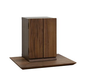 【 仏壇 + 無垢板ステージ 】 厨子 ミニ仏壇 モダン仏壇 ステージタイプ 木製 小型 モダン仏壇 コンパクト 厨子型モダン仏壇 手元供養 ペット仏壇 ホワイトオーク ウォールナット 国産 日本