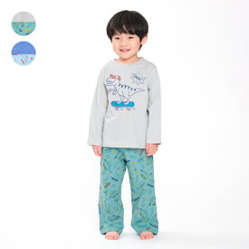 【4/30までP10倍！】子供服 Kids Foret (キッズフォーレ) 恐竜長袖パジャマ 90cm～140cm B13700