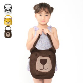 子供服 Kids Foret (キッズフォーレ)パンダ・レッサーパンダ・クマエアメッシュプールバック B33606