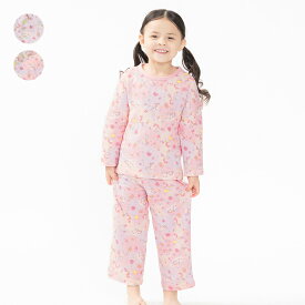 【全品10％OFFクーポン配布中！1/16　01：59まで】子供服 Kids Foret (キッズフォーレ) ユニコーン柄キルト長袖パジャマ 90cm 100cm 110cm 120cm 130cm 140cm B65758