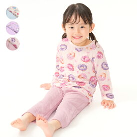 【全品10％OFFクーポン配布中！1/16　01：59まで】子供服 Kids Foret (キッズフォーレ) 【WEB限定】総柄キルト長袖パジャマ・ルームウェア 90cm 100cm 110cm 120cm 130cm 140cm 150cm 160cm B91722