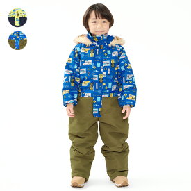【全品10％OFFクーポン配布中！1/16　01：59まで】【25秋冬セール30％OFF】子供服 JollyJury (ジョリージュリー) JR新幹線電車柄スノーコンビ・スキーウェア 80cm 90cm 95cm 100cm 110cm 120cm F54784