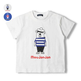 子供服 moujonjon (ムージョンジョン) くまプリント半袖Tシャツ 80cm～140cm M32805