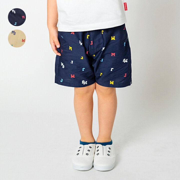 楽天市場】子供服 moujonjon (ムージョンジョン) ロゴ総柄ストレッチ 