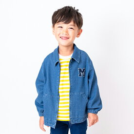 【24春セール20%OFF】子供服 moujonjon (ムージョンジョン) デニムジャケット 90cm～140cm M12101
