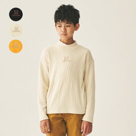 【15％OFFクーポン&ポイント5倍！】【スーパーセール期間限定】【23秋冬セール30%OFF】 子供服 Daddy Oh Daddy (ダディオダディ) 日本製ニットコールハイネックTシャツ 150cm，160cm キッズ スクール ジュニア服 小学生 男の子 V50817