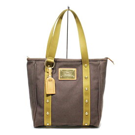 ルイヴィトン LOUIS VUITTON アンティグア カバMM キャンバス ブラウン/カーキグリーン トートバッグ ハンドバッグ M40086 レディース メンズ 男女兼用 ユニセックス 通勤 通学 日常使い 誕生日 バースデー プレゼント ブランド