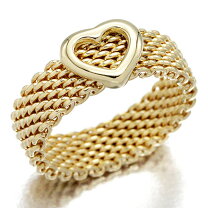 楽天市場】ティファニー メッシュ（指輪・リング｜レディース  