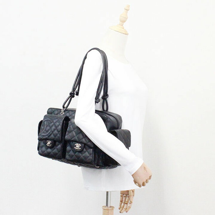 楽天市場】シャネル CHANEL カンボンライン マルチポケット ショルダー 