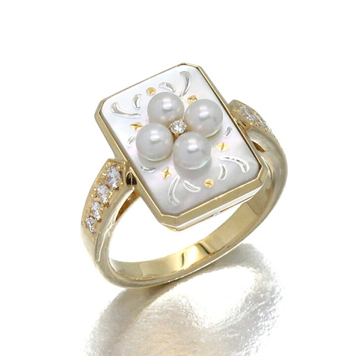 楽天市場】ミキモト MIKIMOTO ピクウェ パール ダイヤモンド シェル  