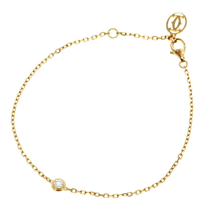 楽天市場】カルティエ Cartier ダムール ブレスレット SM K18YG 
