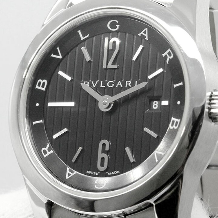 楽天市場】ブルガリ BVLGARI ソロテンポ ST30BSSD ST30S ブラック文字 
