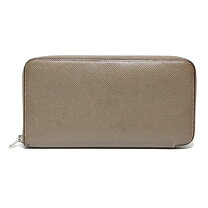 HERMES エルメス アザップロング シルクイン エトゥープ 長財布 □O 
