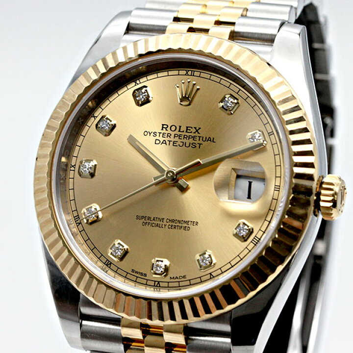 楽天市場】ロレックス ROLEX デイトジャスト 126333G 10Pダイヤ  