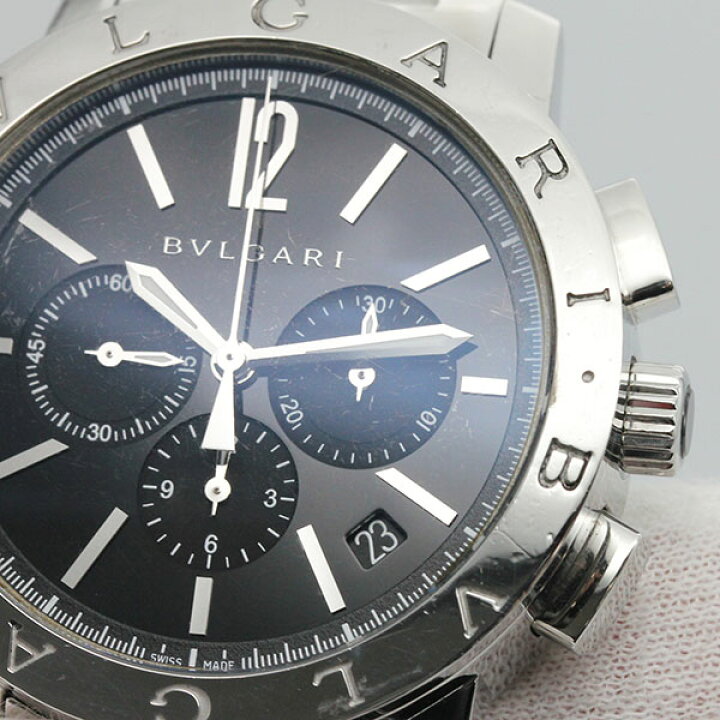 楽天市場】ブルガリ BVLGARI ブルガリブルガリ クロノグラフ BB41SCH 