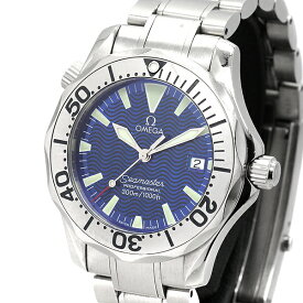 オメガ OMEGA シーマスター プロフェッショナル300m ブルー文字盤 SS ボーイズ腕時計 クォーツ 36mm Seamaster 男性 紳士 ビジネスマン プレゼント 20代 30代 40代 50代