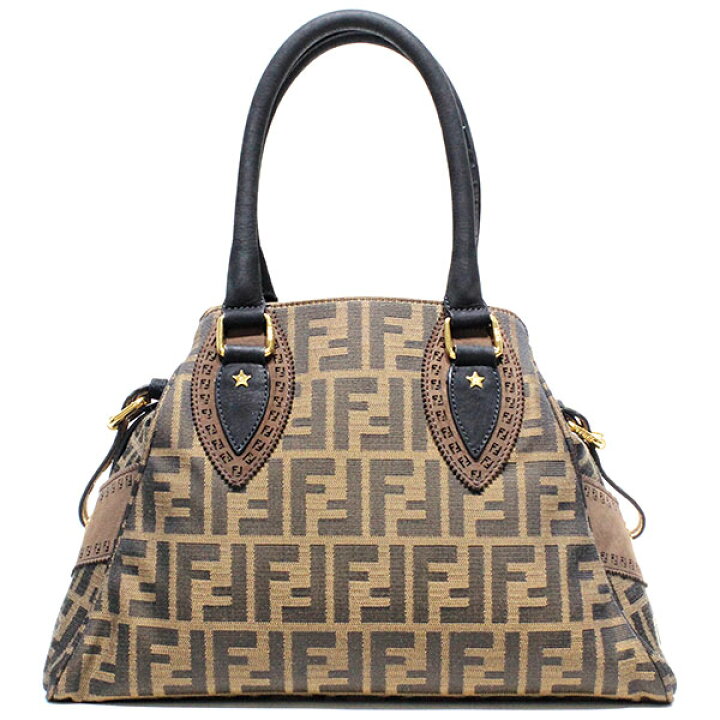 楽天市場】フェンディ FENDI エトニコ ズッカ柄 ハンドバッグ 8BN157 