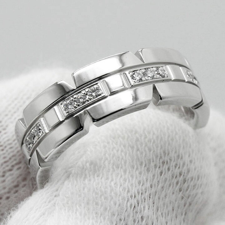 カルティエ タンクフランセーズ ダイヤモンド リング SM #51 750  