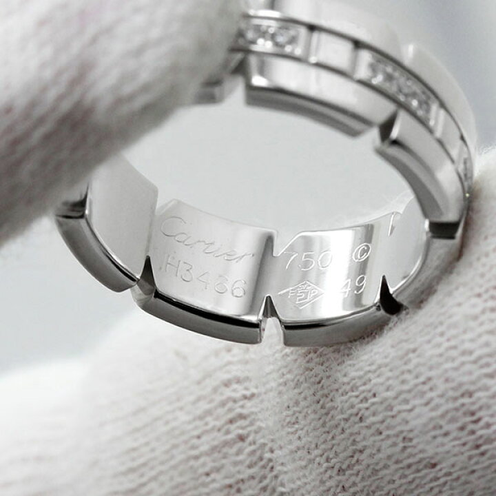 楽天市場】カルティエ Cartier タンク フランセーズ K18WG SM ハーフ  