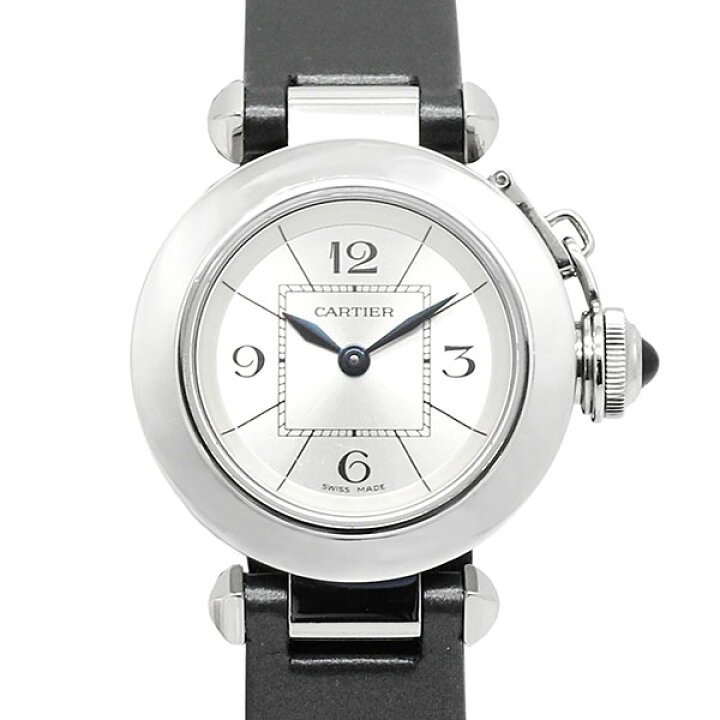 楽天市場】カルティエ Cartier ミスパシャ W3140025 SS/サテンレザー  