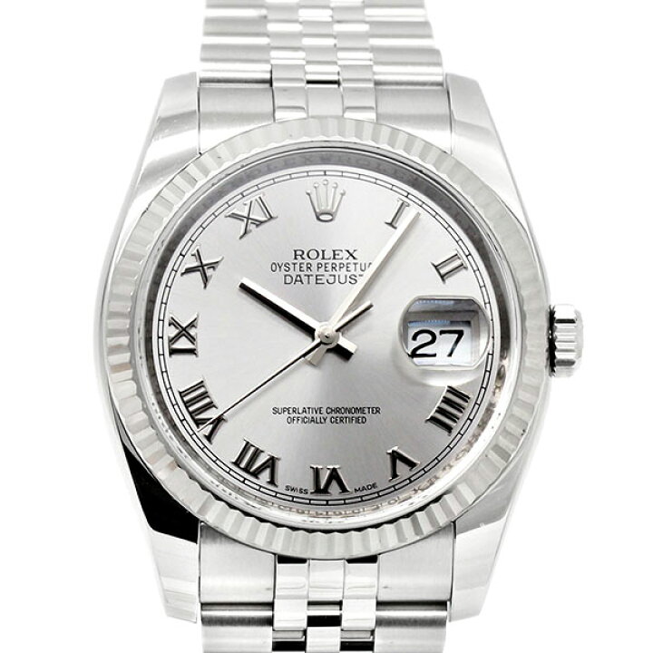 楽天市場】ロレックス ROLEX デイトジャスト 116234 グレー文字盤 