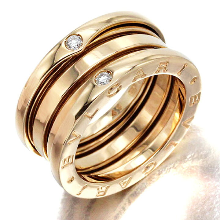 楽天市場】ブルガリ BVLGARI ビー・ゼロワン B-zero1 K18PG 4P  