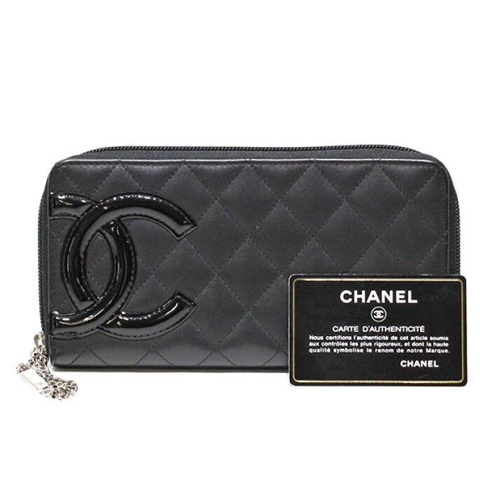 楽天市場】シャネル CHANEL カンボンライン ココマーク ジッピー 