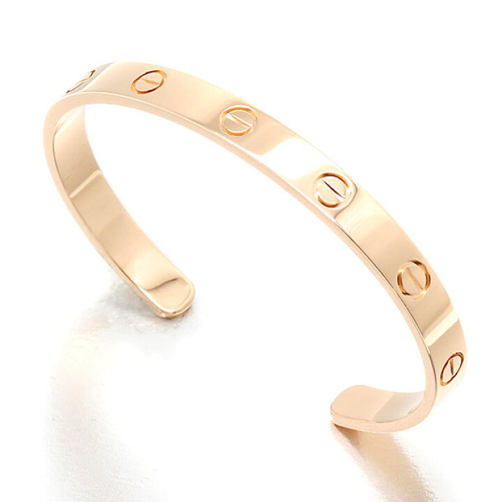 楽天市場】カルティエ Cartier ラブブレス K18PG #17 ピンクゴールド  