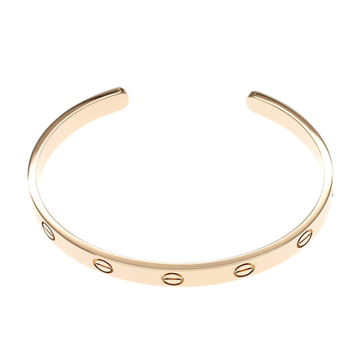 楽天市場】カルティエ Cartier ラブブレス K18PG #17 ピンクゴールド  