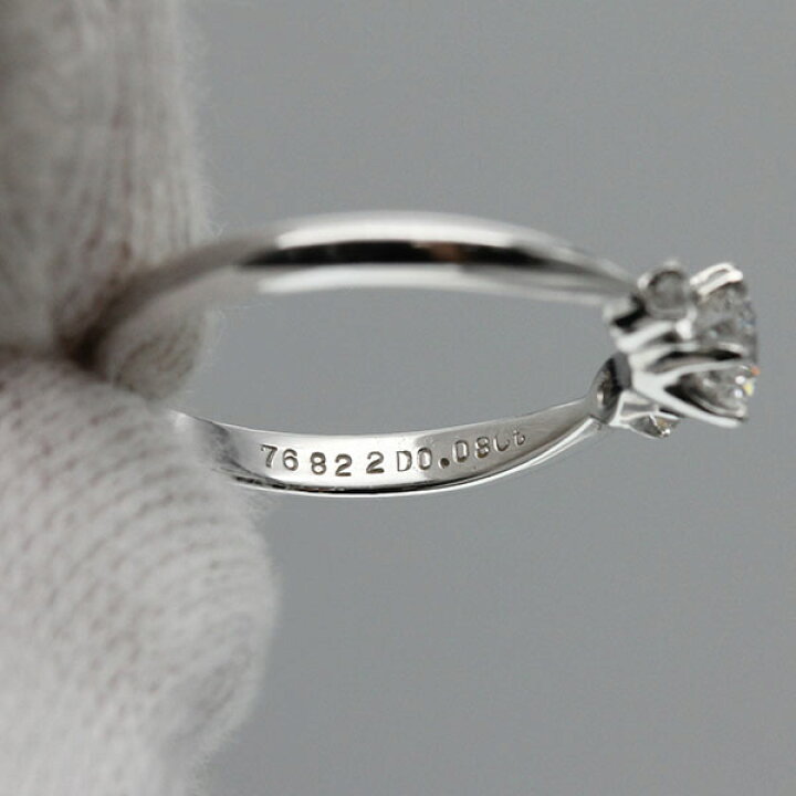 楽天市場】ミキモト MIKIMOTO プラチナ ダイヤモンド リング 7号 D0 