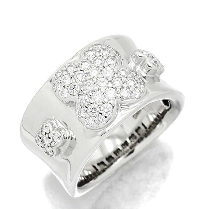 MIKIMOTO ミキモトペルリータ ダイヤモンド リング K18WG 