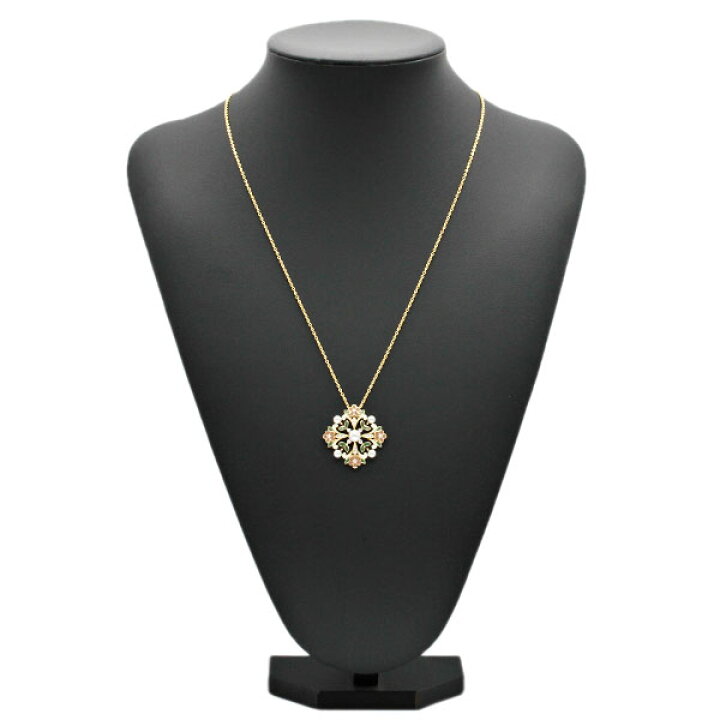 楽天市場】ミキモト MIKIMOTO パール ダイヤモンド ペンダント K18YG 
