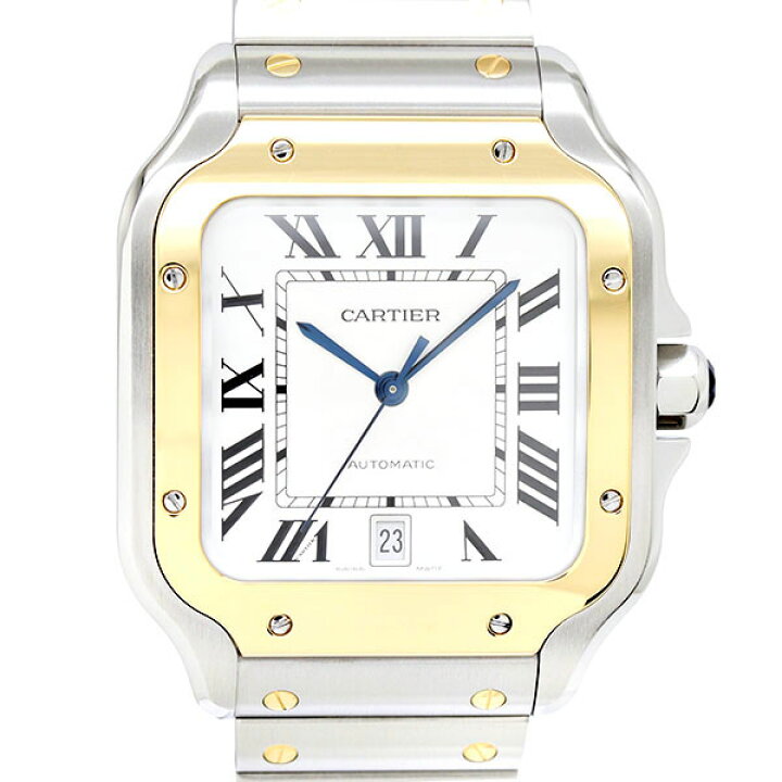 楽天市場】美品 カルティエ Cartier サントス ドゥ カルティエ 