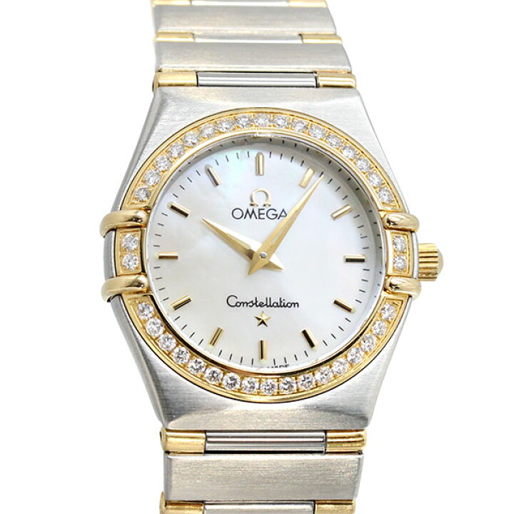楽天市場】オメガ OMEGA コンステレーション ダイヤベゼル シェル文字  