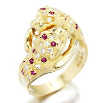 楽天市場】ルビー 豹（ジュエリー・アクセサリー）の通販 