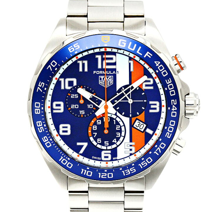 楽天市場】タグホイヤー TAG Heuer フォーミュラ1 クロノグラフ ガルフ  