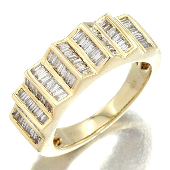 楽天市場】K18YG ダイヤモンド リング 12号 D0.72ct イエローゴールド  