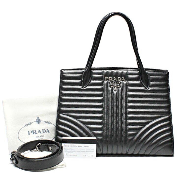 楽天市場】プラダ PRADA ダイアグラム トートバッグ 1BA165 カーフ 