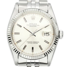 ロレックス ROLEX デイトジャスト 1601 シルバー文字盤 3番(1971年製) SS/WG メンズ腕時計 自動巻き DATEJUST 36mm ホワイトゴールド750 コンビ ウォッチ watch 生産終了モデル アンティーク ヴィンテージ 男性 誕生日 バースデー プレゼント ブランド