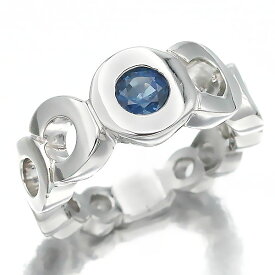 シャネル CHANEL ココ クラッシュ リング 7号 サファイア K18WG ホワイトゴールド750 8.8g Coco Crush Ring 指輪 宝石 ジュエリー アクセサリー 女性 レディース ファッション おしゃれ 誕生石 9月 誕生日 バースデー プレゼント ブランド