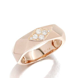 K18PG ダイヤモンド リング 16号 D0.18ct ピンクゴールド750 指輪 宝石 ジュエリー ギフト 女性 レディース プレゼント 20代 30代 40代 50代 誕生石 4月 誕生日 バースデー 贈り物