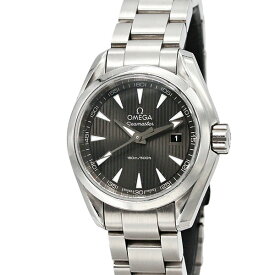 オメガ OMEGA シーマスター アクアテラ デイト 231.10.30.60.06.001 ブラック文字盤 レディース腕時計 SS クォーツ 30mm ステンレススチール Seamaster Aqua Terra ウォッチ ブランド 女性 レディース 誕生日 プレゼント 贈り物