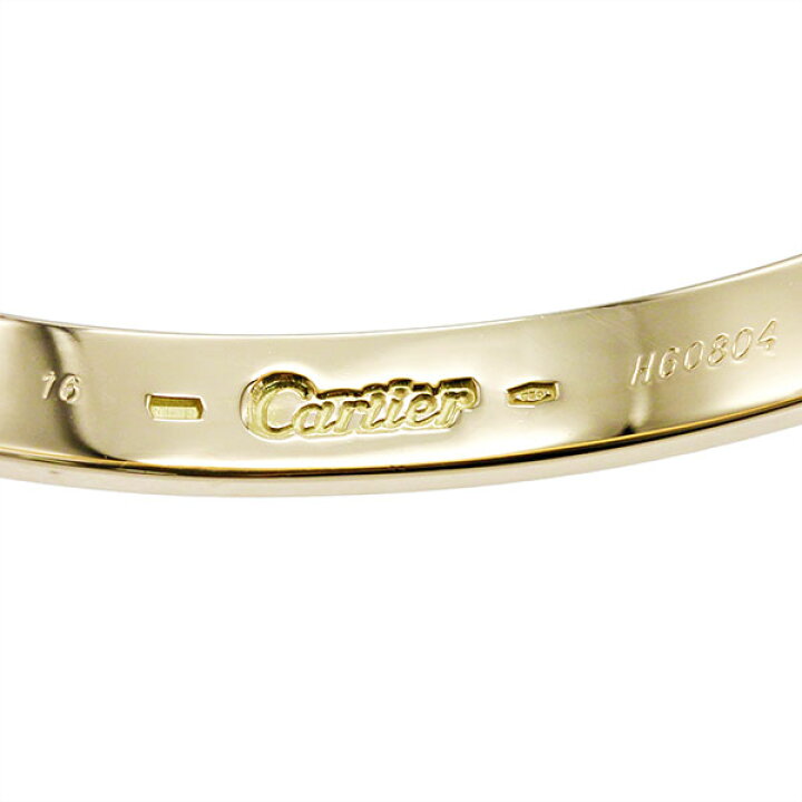 楽天市場】カルティエ Cartier 旧型 ラブブレス K18YG #16 イエロー 