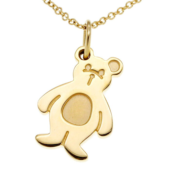 楽天市場】ティファニー TIFFANY&Co. K18YG Bear hug Charm ネックレス  